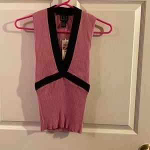 INC International concepts pink sleeveless summer top